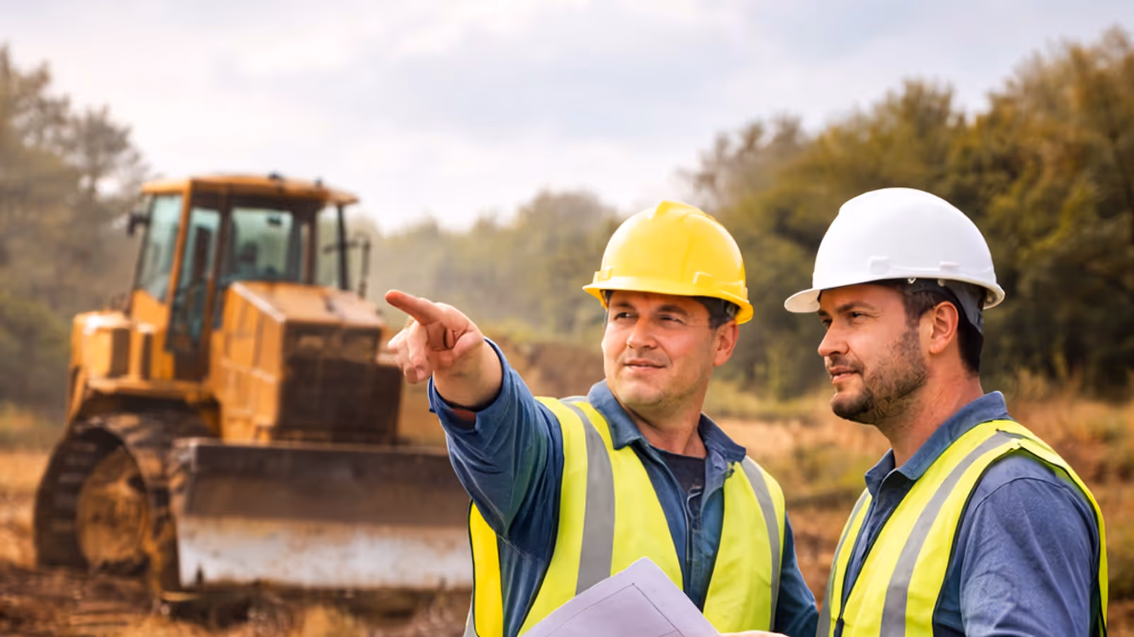 On-site walkthrough and project planning before work begins